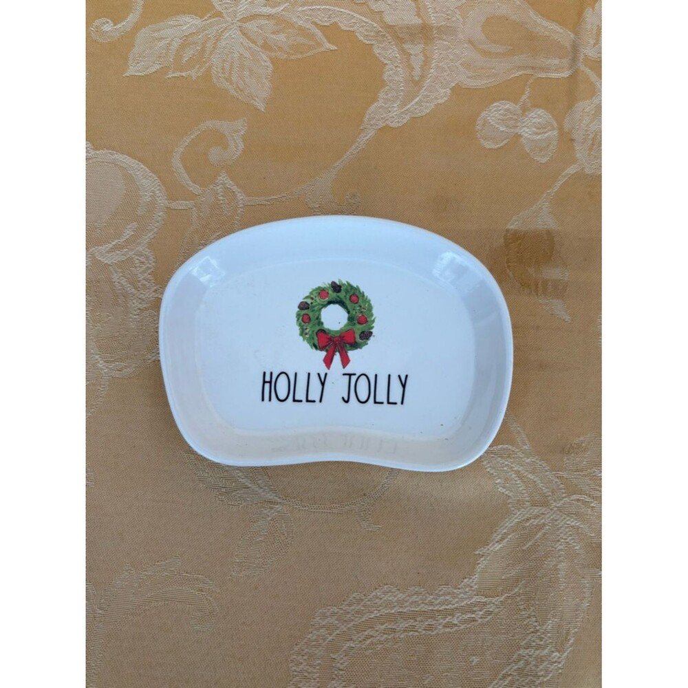 Rae Dunn Holly Jolly Spoon Holder